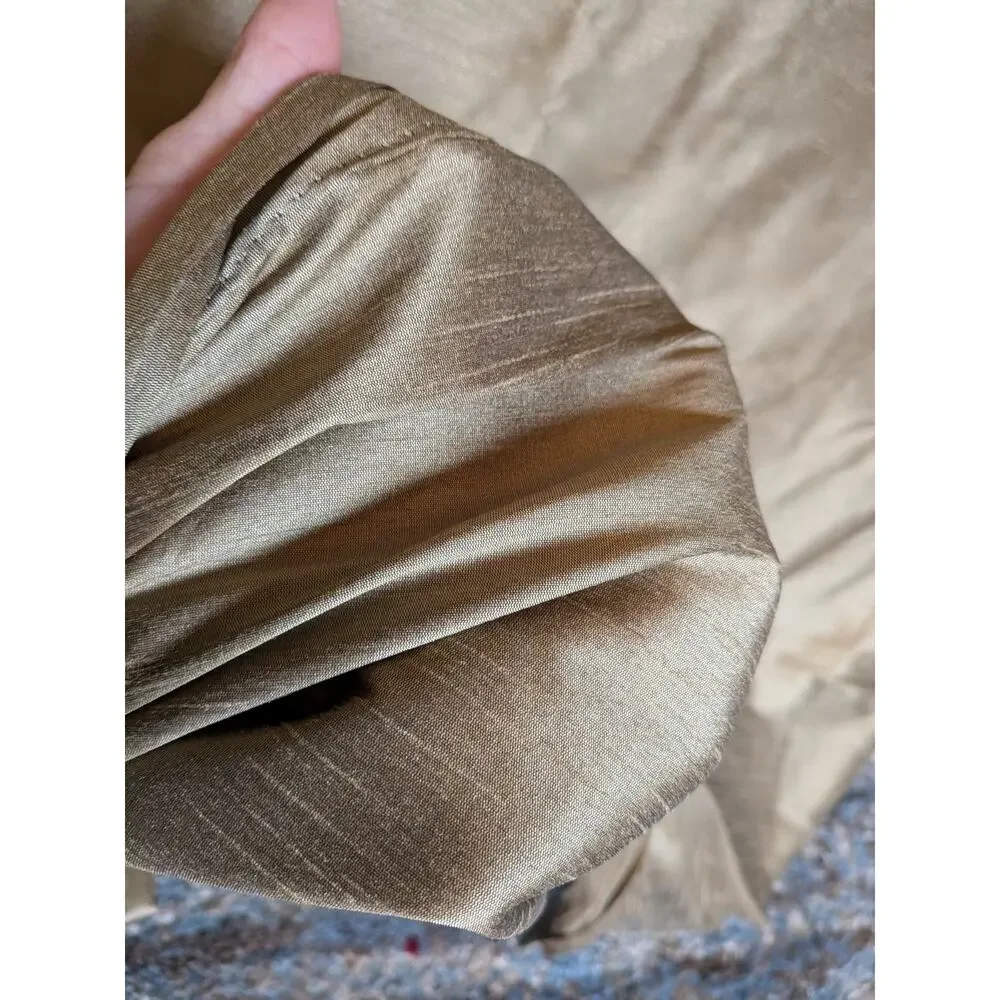 silk drapes 2 panels 48 x 67 each panel blackout thermal
